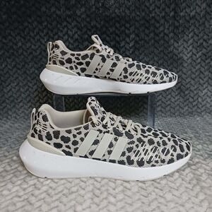 Adidas Womens Swift Run 22 Leopard Print  Running Shoes Sneakers Trainers Sz 7.5